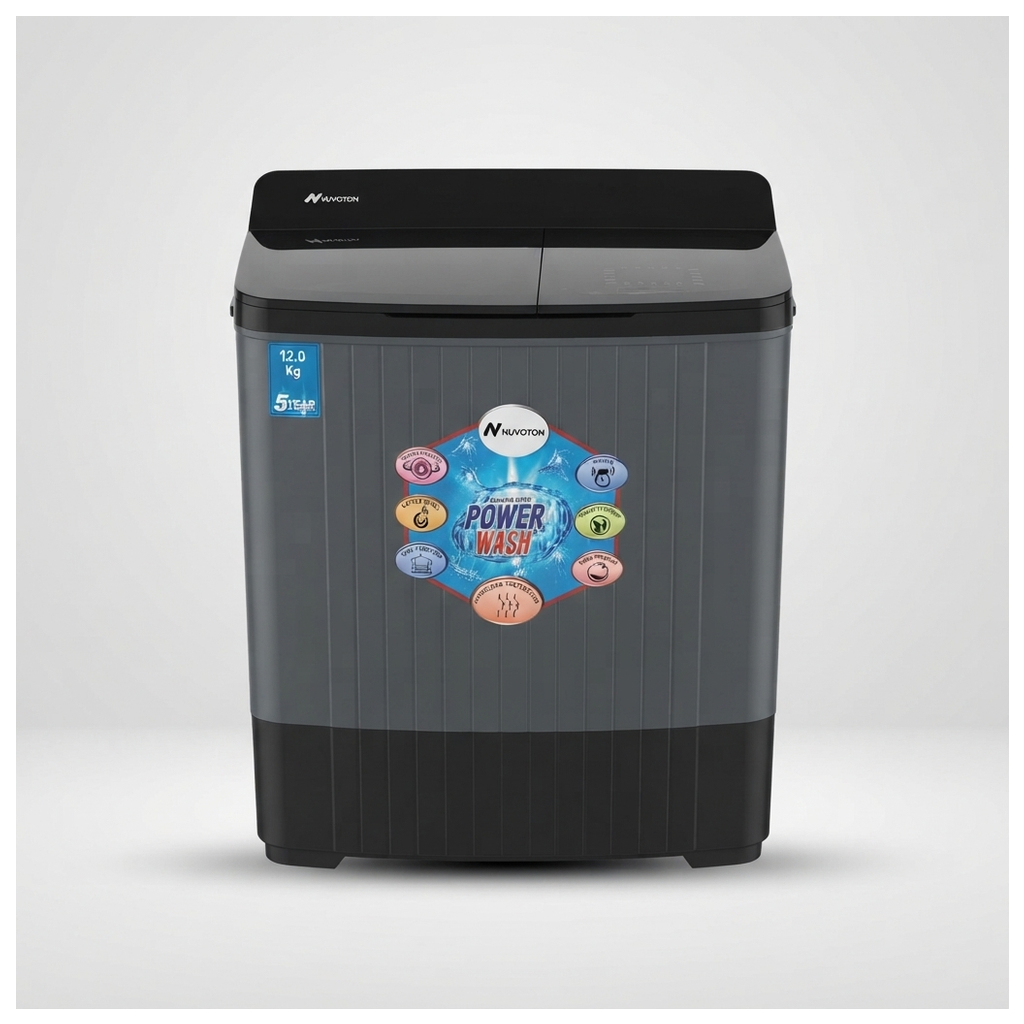 Nuvoton 12 kg Semi-Automatic Washing Machine