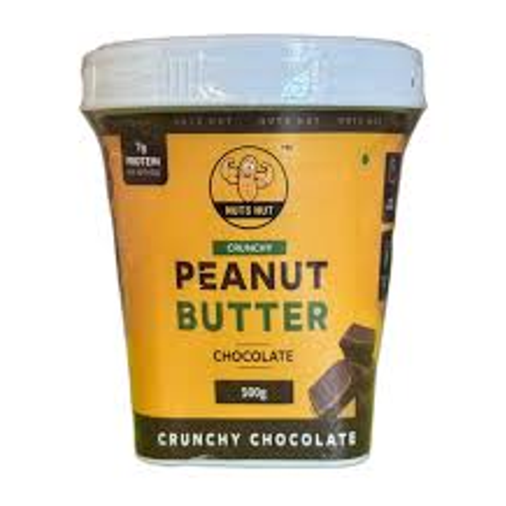NUTS HUT Crunchy Peanut Butter Chocolate - 500g