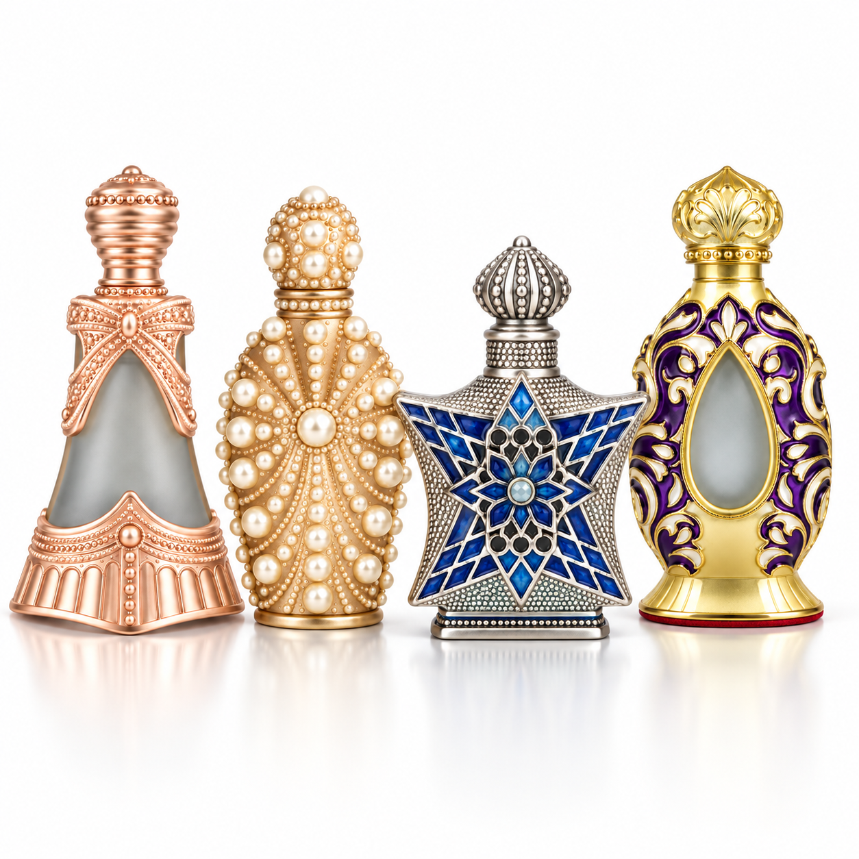 Arabic Scents Fancy Empty Attar Bottle