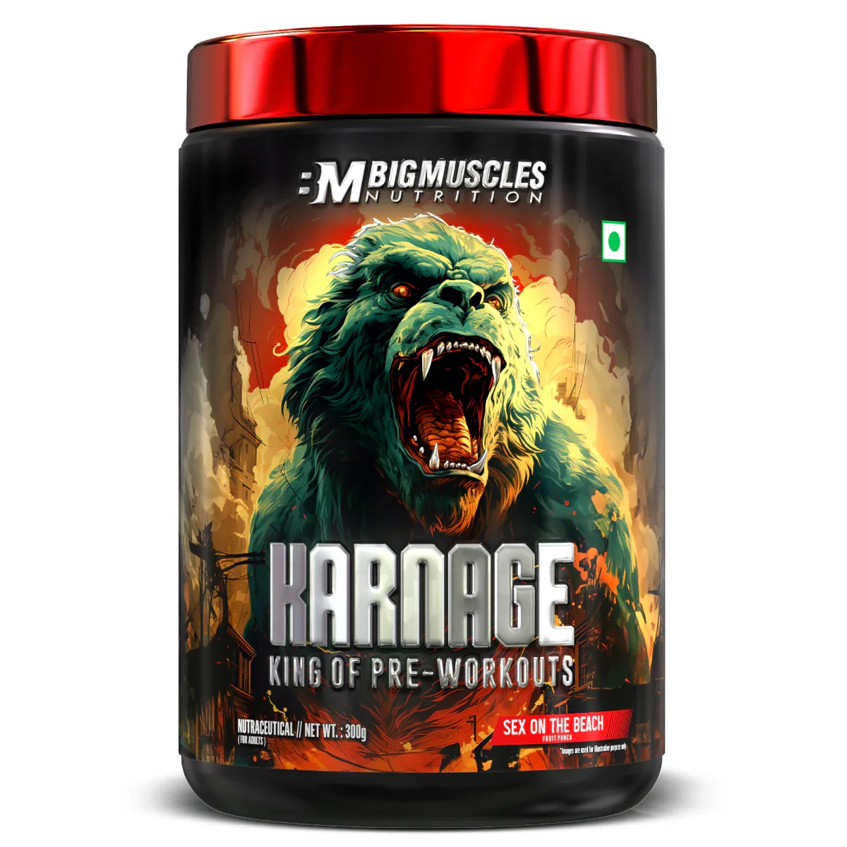 Big Muscles Karnage Pre Workout Red