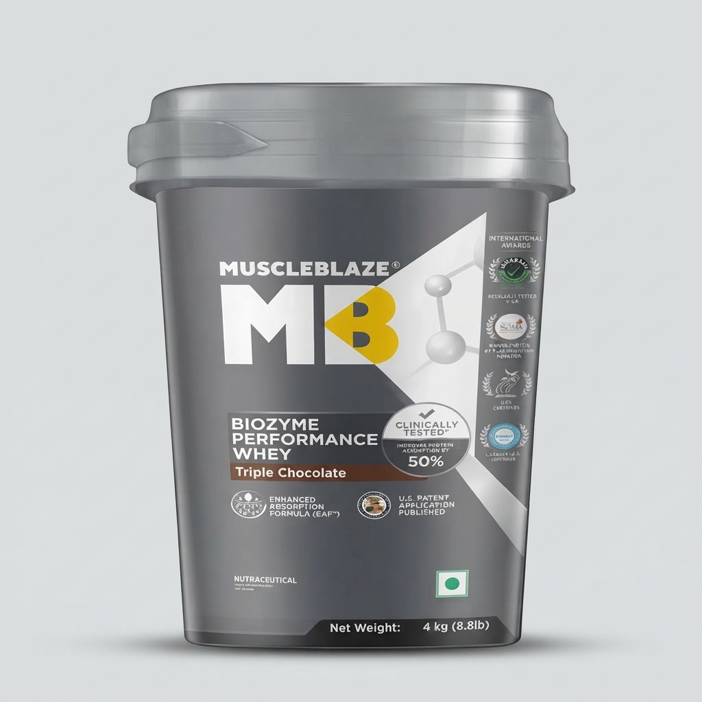 Muscleblaze Biozyme Whey Performance - Triple Chocolate 4kg