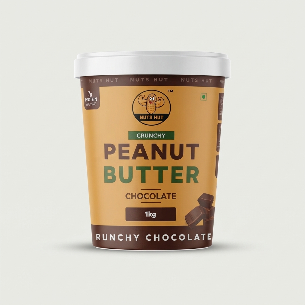 Nuts Hut Peanut Butter - Chocolate 1kg