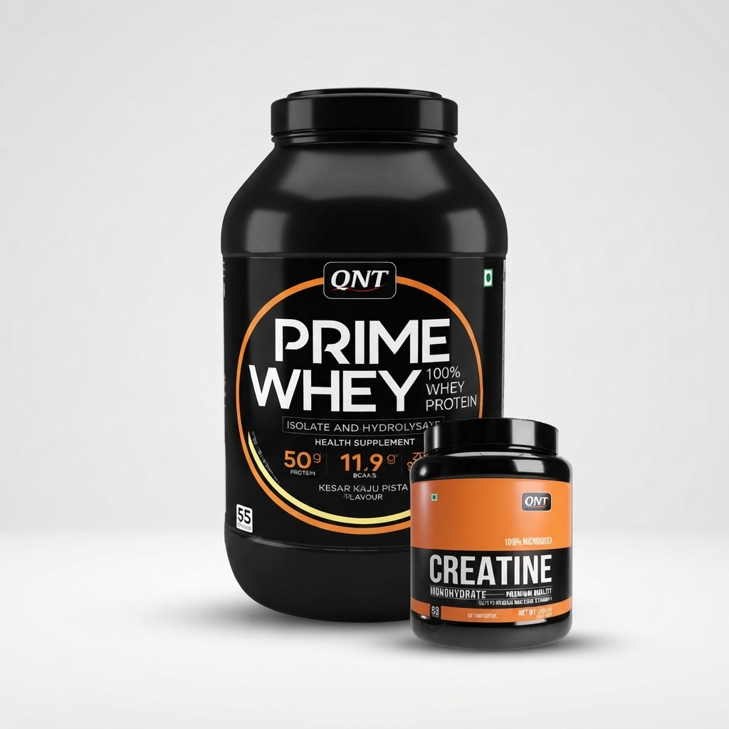 QNT Combo - 2kg Prime Whey, 250g Creatine