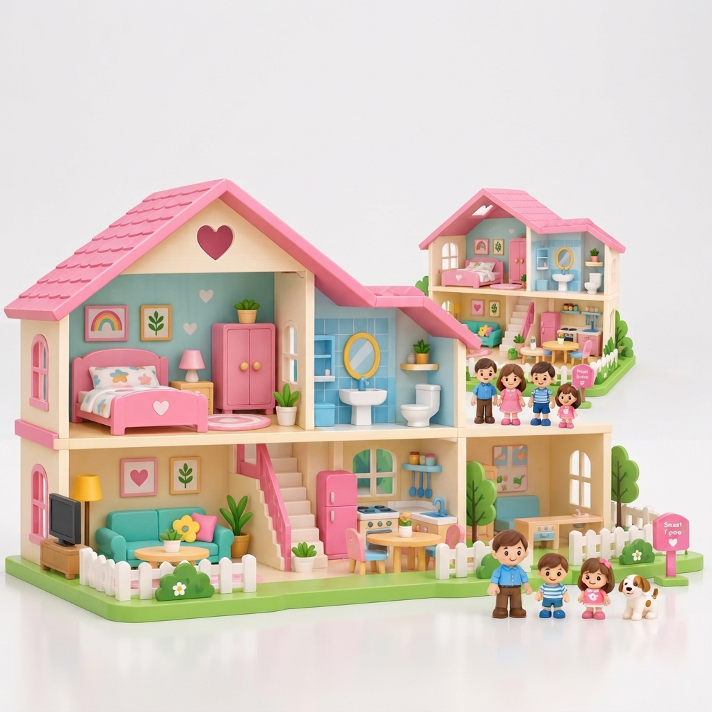DreamHouse 3-Storey Doll House Playset — ADI Human Brain professional image