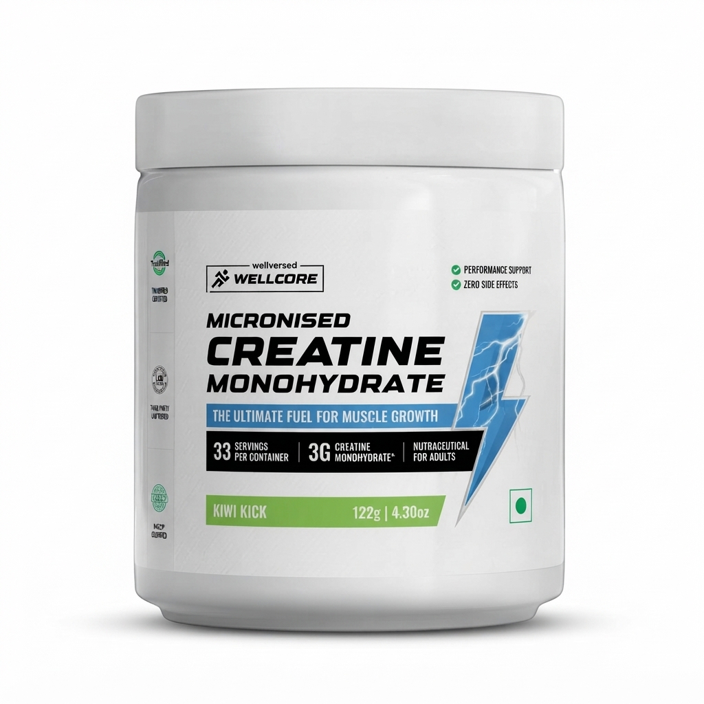 Wellcore Creatine - 122g - Kiwi Kick