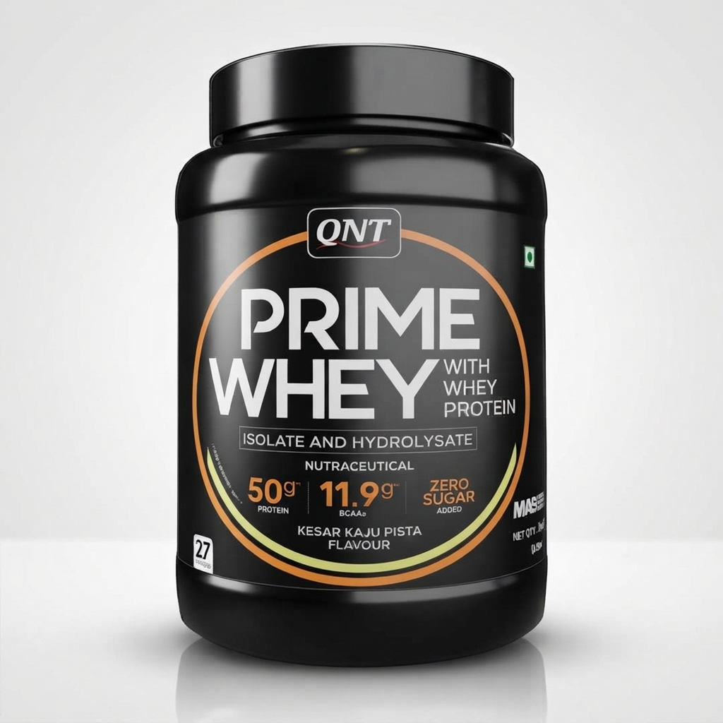 QNT Prime Whey 1kg - Kesar Kaju Pista