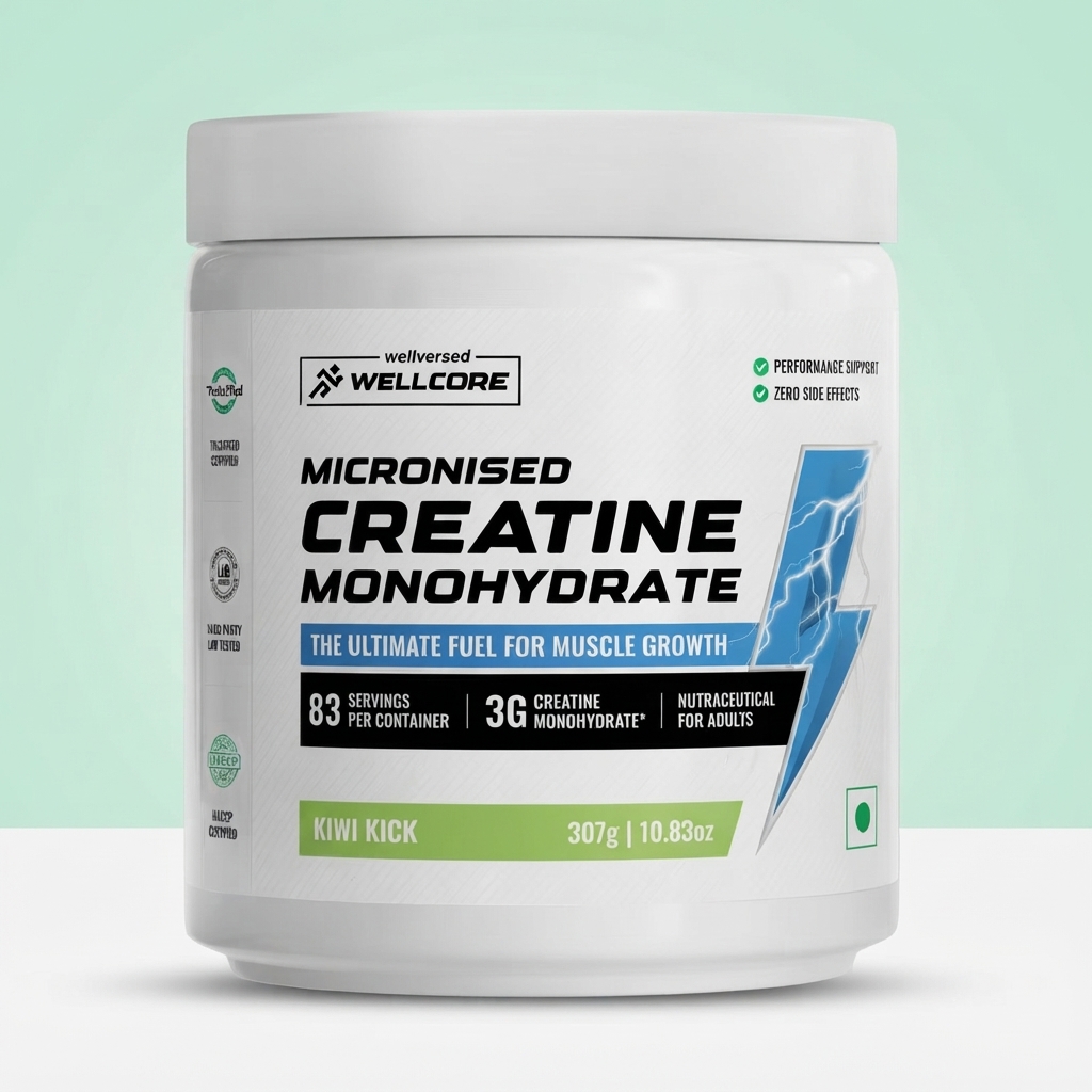 Wellcore Creatine - 307g - Kiwi Kick
