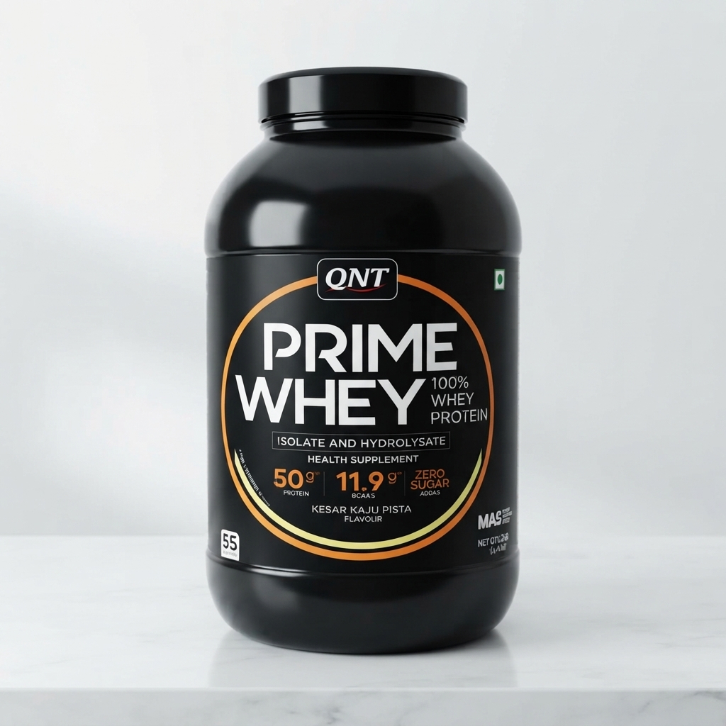 QNT Prime Whey 2kg - Kesar Kaju Pista